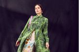 Mustermix: Fashion No-Go oder Trend? Frau in grünem Mantel