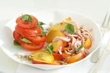 Tomaten-Pfirsich-Salat