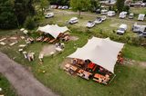 Über 100 Teilnehmerinnen und 75 Van kamen auf dem Gelände des Naturpott Borkenberge zusammen.