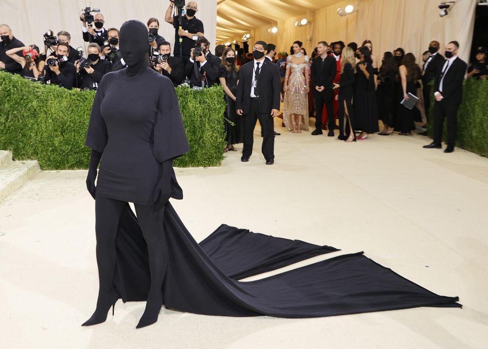 Kim Kardashian zeigt sich bei der Met Gala in New York