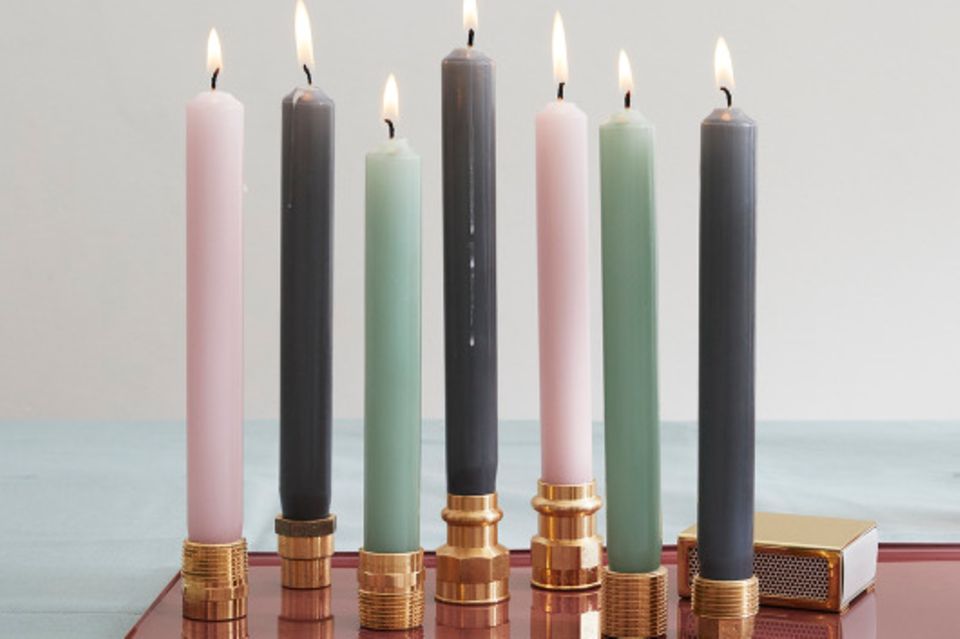 Licht, bitte: Kerzenständer im Industrial Look