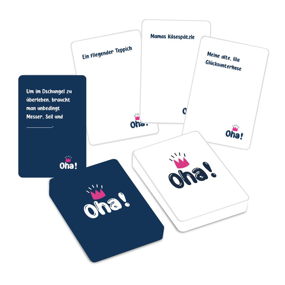 Gewinnspiel: Lachtränen am Küchentisch: Oha! – das Partyspiel für die ganze Familie Gewinnspiel: Lachtränen am Küchentisch: Oha! – das Partyspiel für die ganze Familie