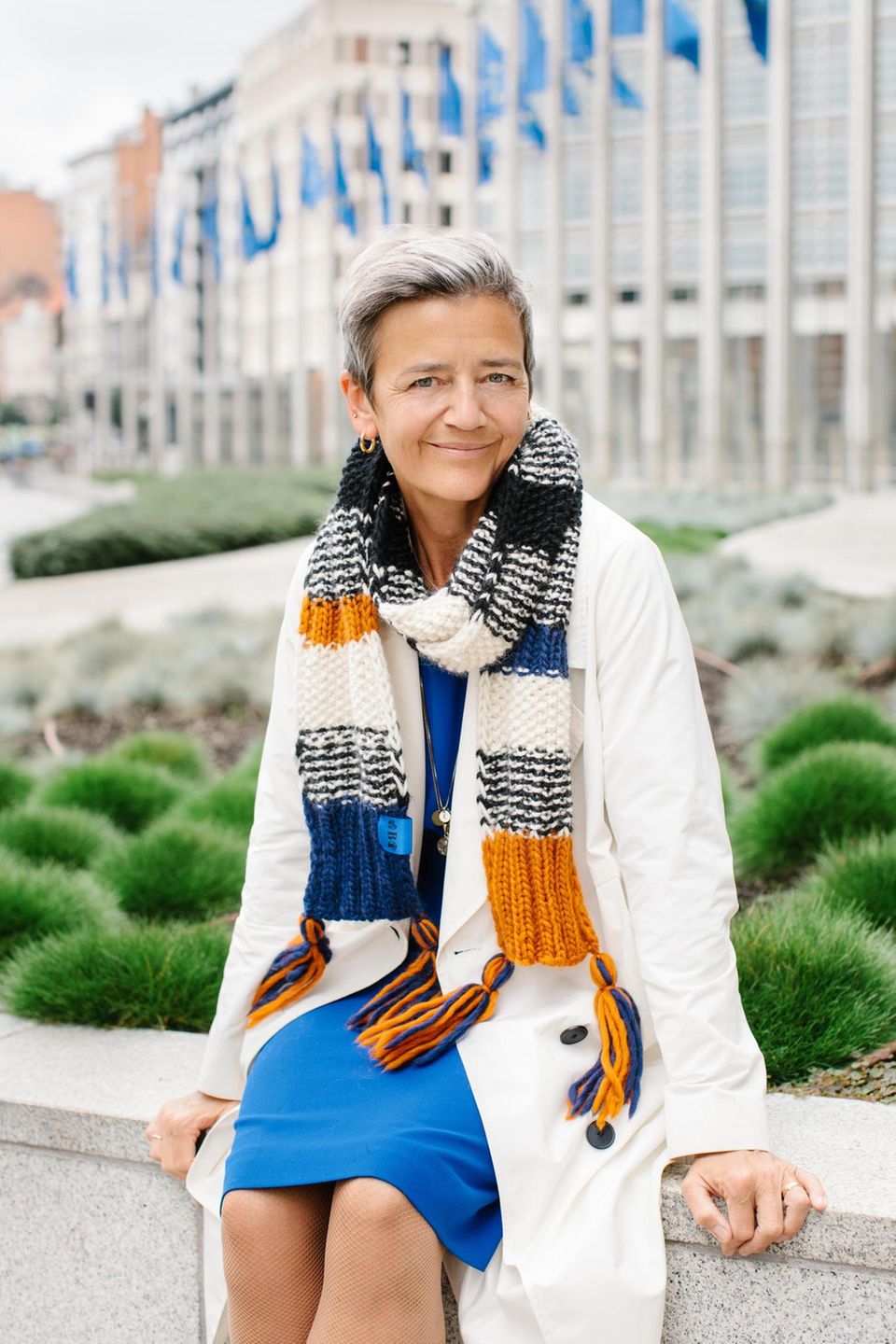 Promis bei "Ein Schal fürs Leben 2021": Margrethe Vestager