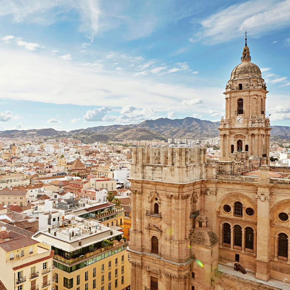 Malaga: Skyeline von Malaga