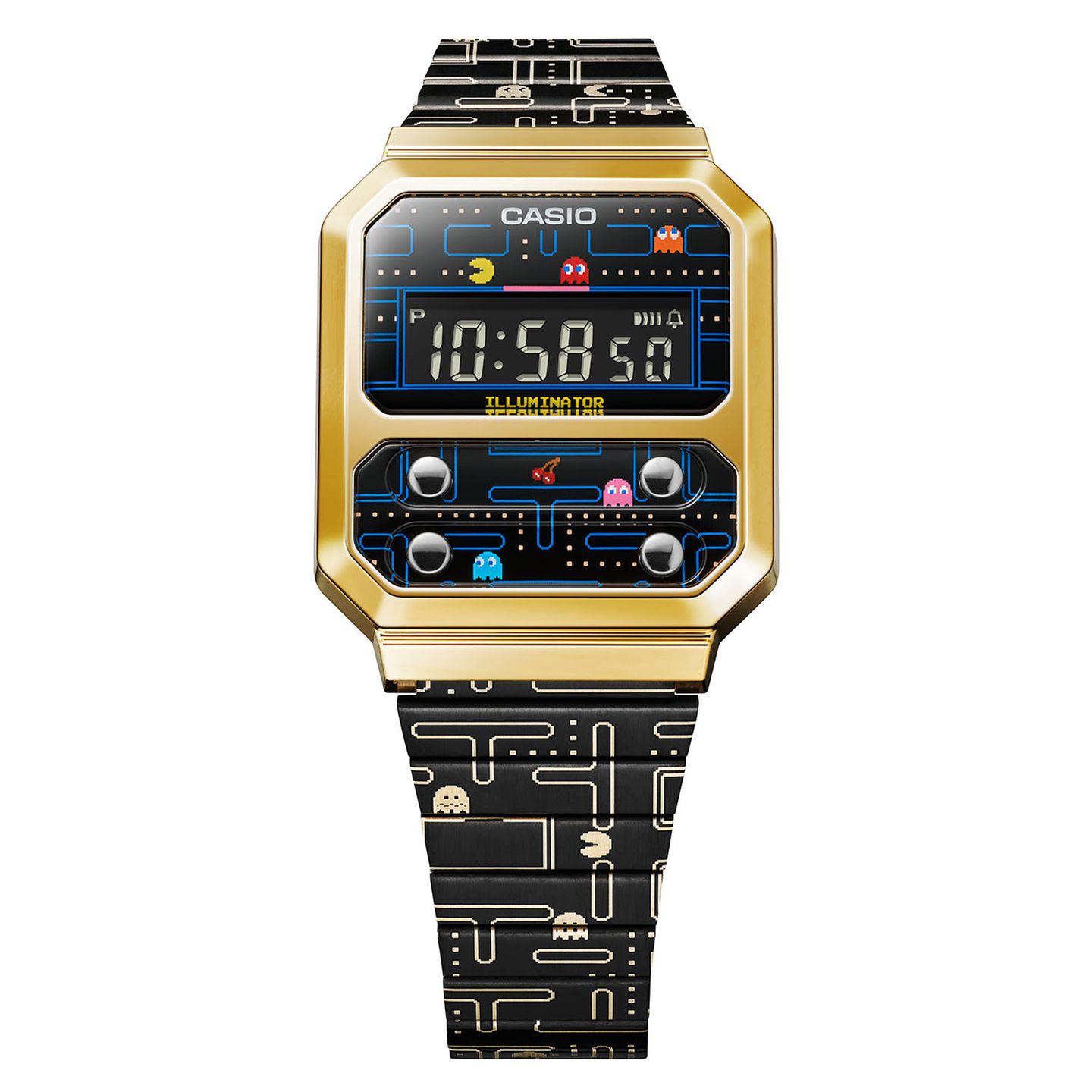 Kennt ihr noch Pac-Man? Die neue Casio Vintage Watch ist eine Ode an das Kultspiel und somit das perfekt Geschenk für Fashion-Lover und Gaming-Nerds! Von Casio, ca. 100 Euro.