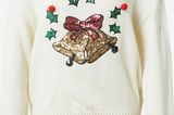 Na, wer musste bei diesem Pullover auch gleich an das bekannte Weihnachtslied denken? Von Vero Moda über About You, ca. 40 Euro.