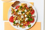 Mais-Linsen-Salat mit Feta