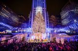 Bilder der Woche: Beleuchteter Weihnachtsbaum am Rockefeller in NYC