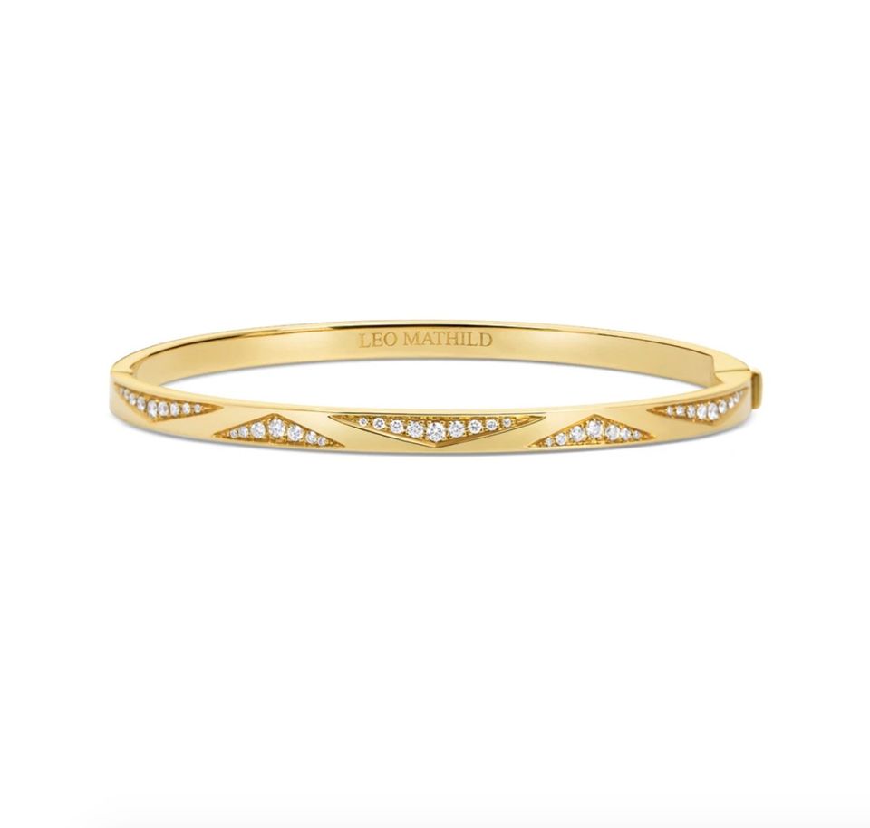 "Capri" Armband aus Gold mit Diamanten von Leo Mathild