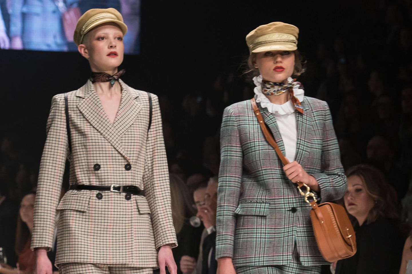 The preppy style is already very fashionable on the catwalks