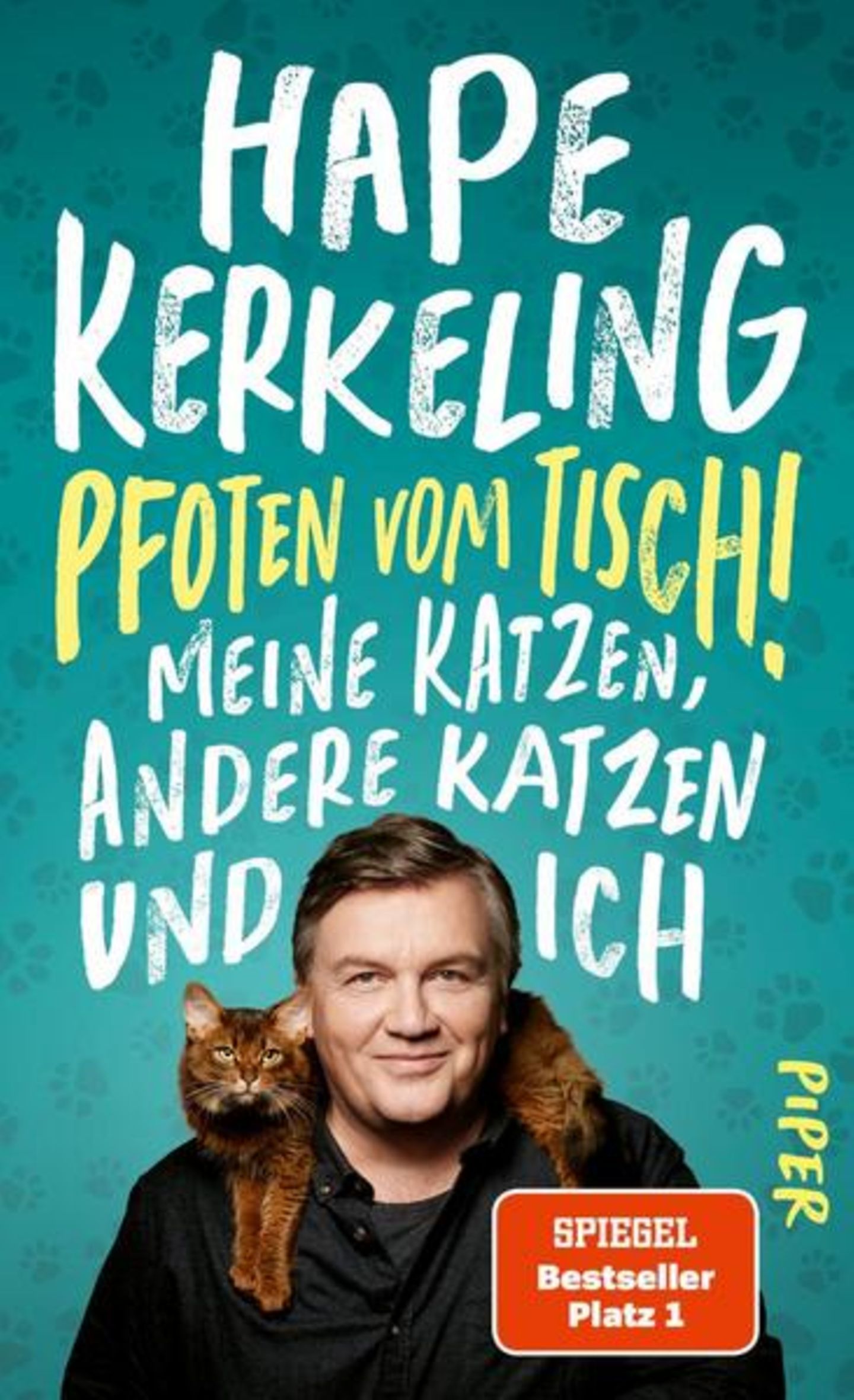 Buch-Charts: Hape Kerkeling: "Pfoten vom Tisch! Meine Katzen, andere Katzen und ich"