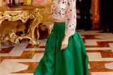 Königin Letizia bezaubert im floralen Valentino-Dress