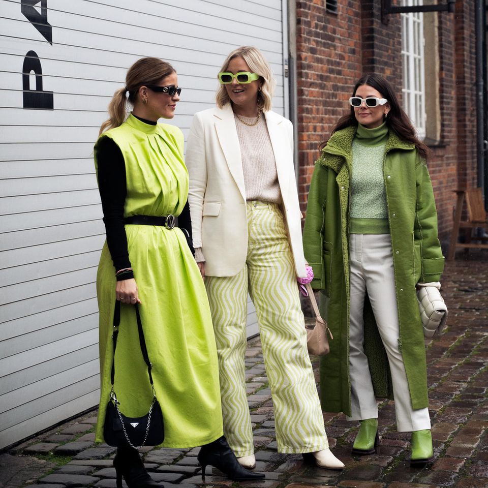 Auf der Kopenhagener Fashion Week werden die neuesten Haarfarben-Trends bereits getragen. 