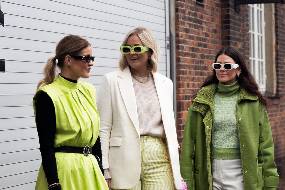 Auf der Kopenhagener Fashion Week werden die neuesten Haarfarben-Trends bereits getragen. 