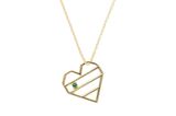 Supersüß und trotzdem nicht kitschig: Die Necklace mit Herzanhänger hat uns den Kopf verdreht. Besonders zauberhaft finden wir den kleine Smaragd. Das perfekte Geschenk, um einer geliebten Person eine Freude zu machen oder um uns selbst zu belohnen.   Corazon Rayado Esmeralda Necklace von ALIITA für 300€