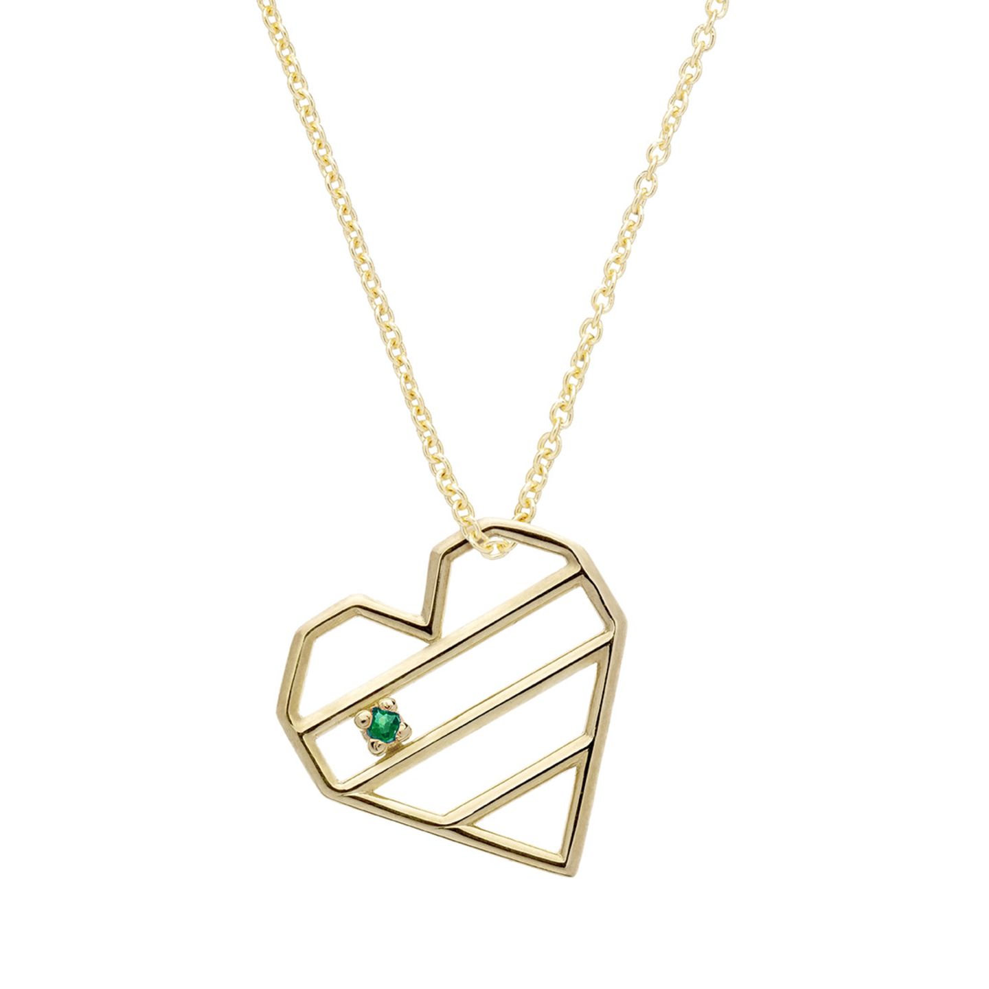 Supersüß und trotzdem nicht kitschig: Die Necklace mit Herzanhänger hat uns den Kopf verdreht. Besonders zauberhaft finden wir den kleine Smaragd. Das perfekte Geschenk, um einer geliebten Person eine Freude zu machen oder um uns selbst zu belohnen.   Corazon Rayado Esmeralda Necklace von ALIITA für 300€