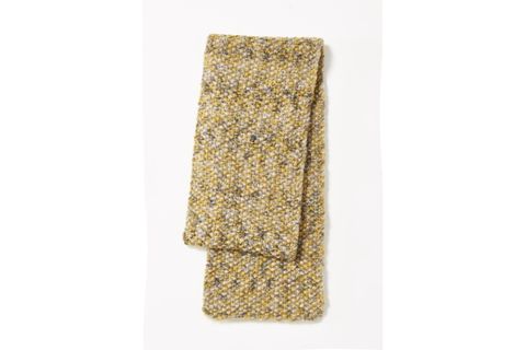 Perlmusterschal aus Tweed stricken: Schal aus Tweed