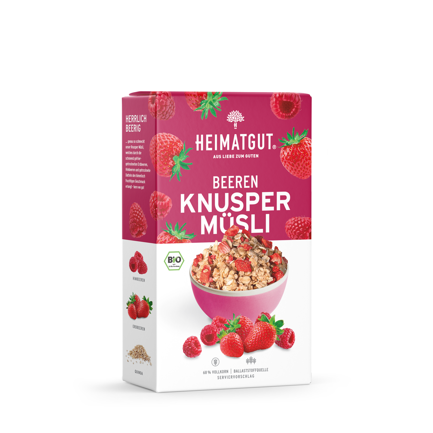 Food News: Knuspermüsli "Beeren" von Heimatgut