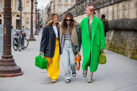 Green Street Styles : Day Two - Paris Fashion Week - Womenswear F/W 2022-2023