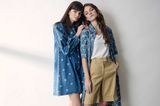 Jeans-Trend 2022: Offenes und geschlossenes Jeanskleid