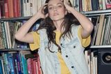 Jeans-Trend 2022: Weste mit highwaist Shorts