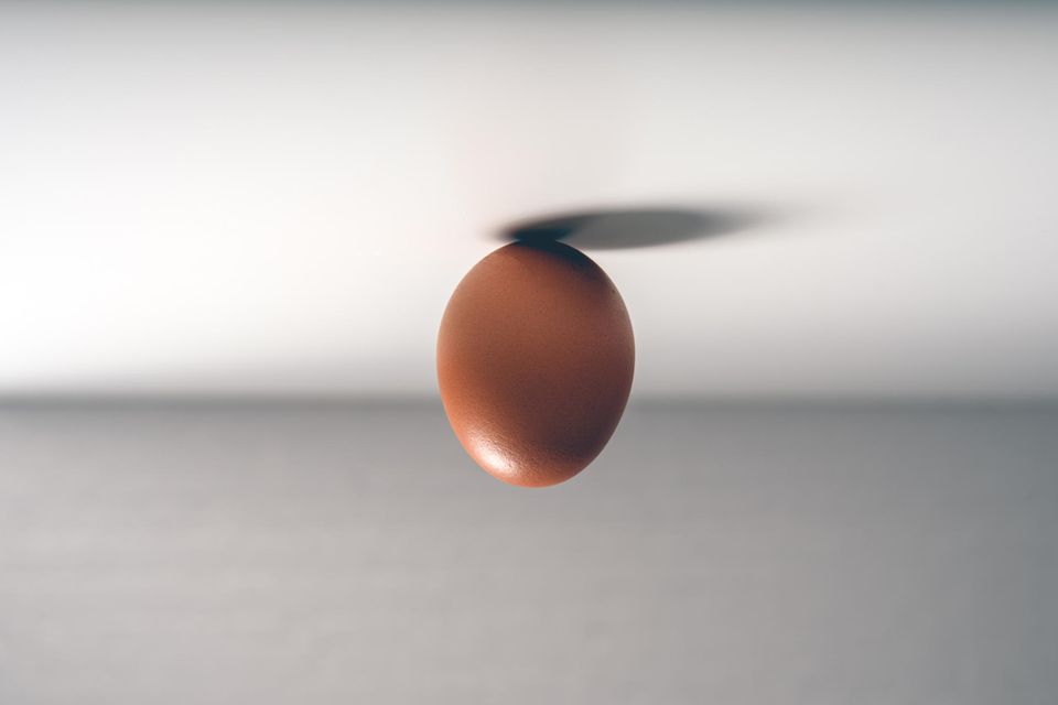 Eier richtig herum lagern