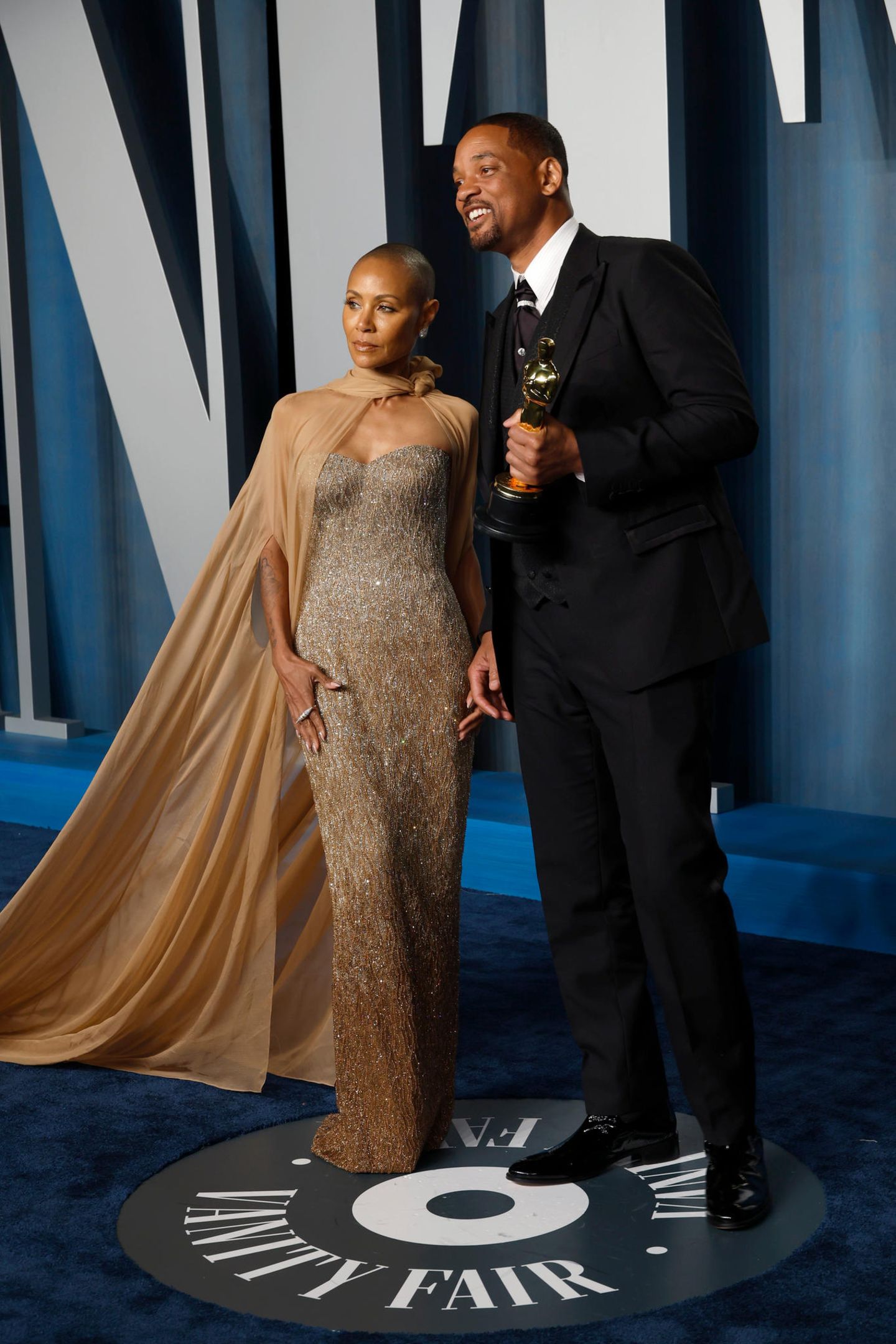 Oscar Gewinner Will Smith und seine Frau Jada Pinkett Smith begeistern bei der Vanity Fair Party.