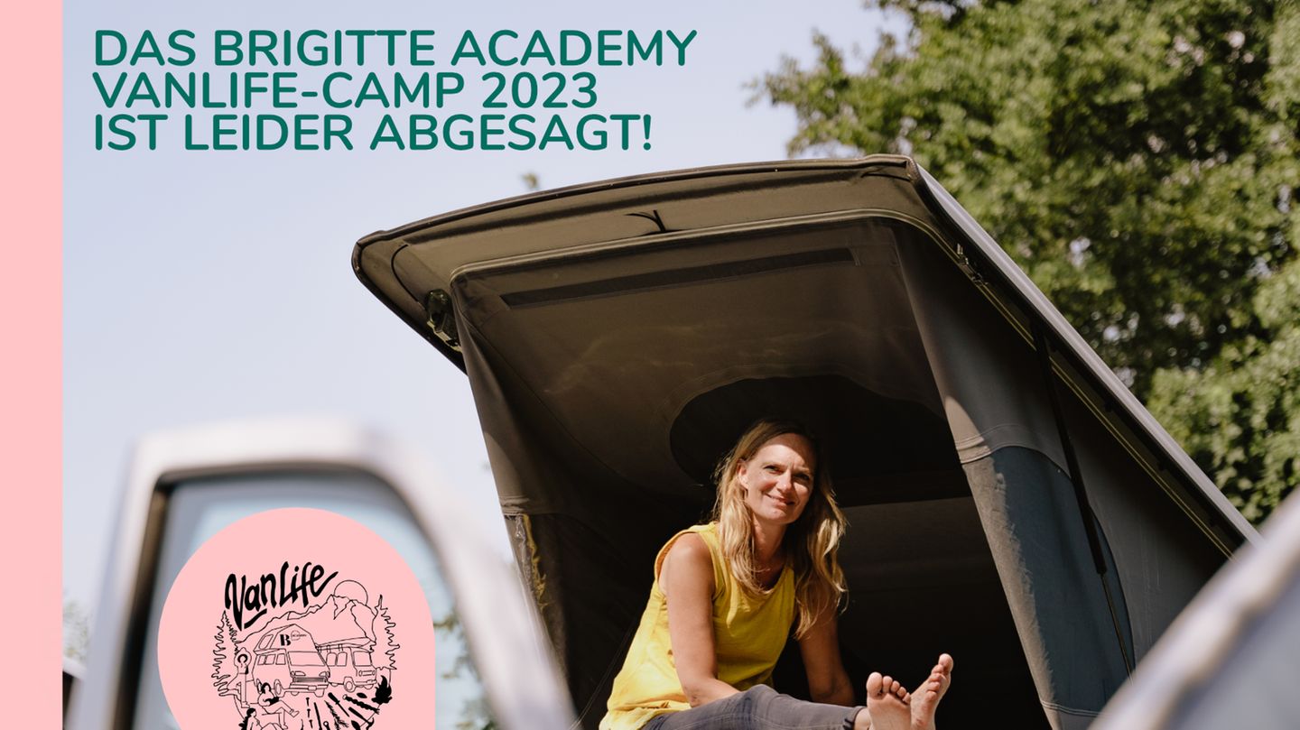 Das BRIGITTE Academy Vanlife-Camp 2022. 