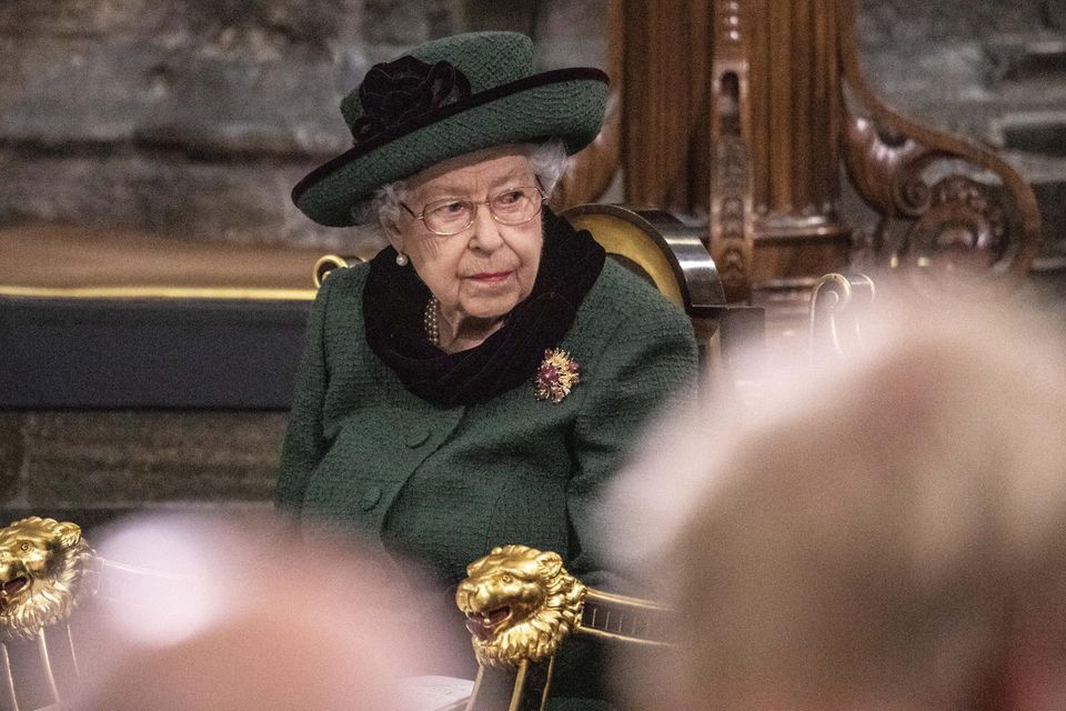 Queen Elizabeth in der Westminster Abbey
