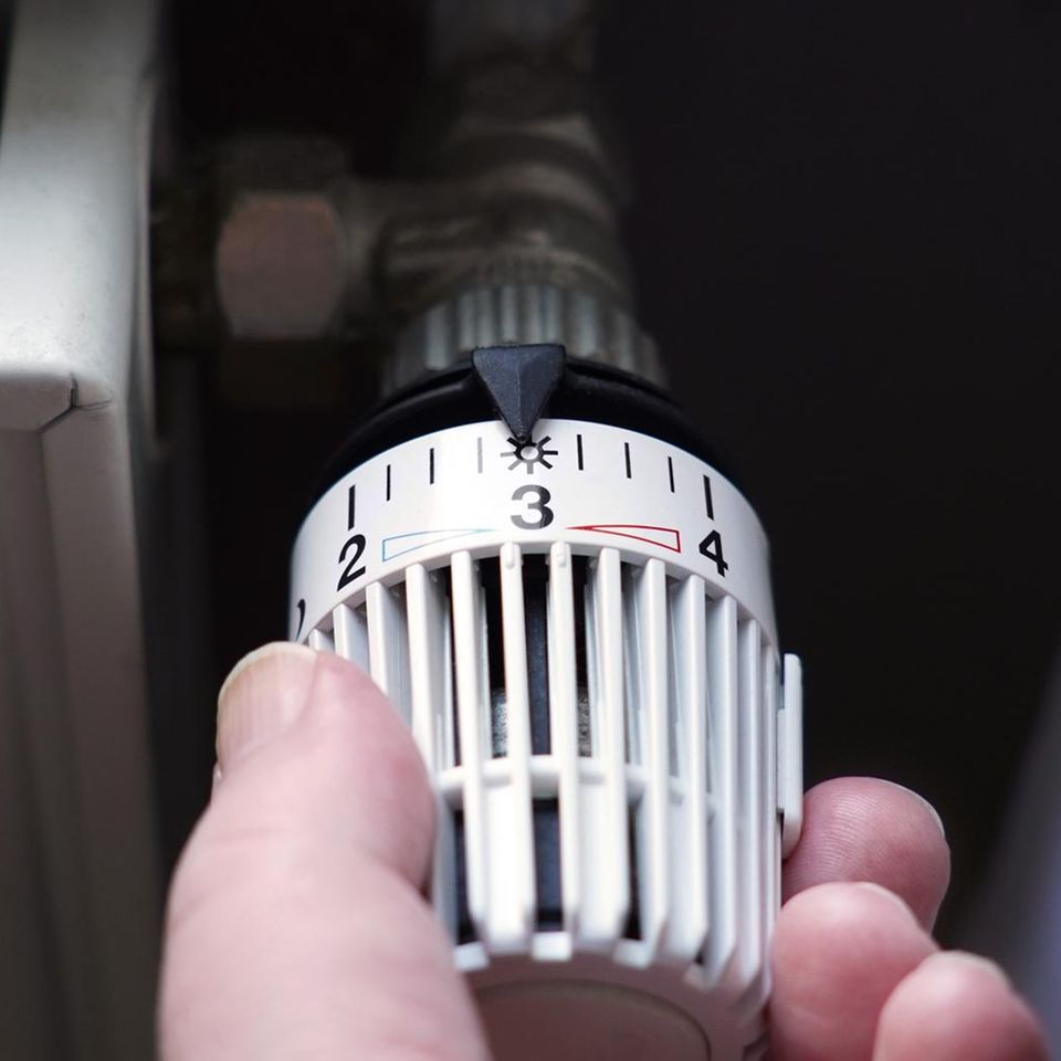 Gas sparen: Thermostat herunterstellen
