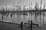 World Press Photo 2022: Person liegt am Flussufer