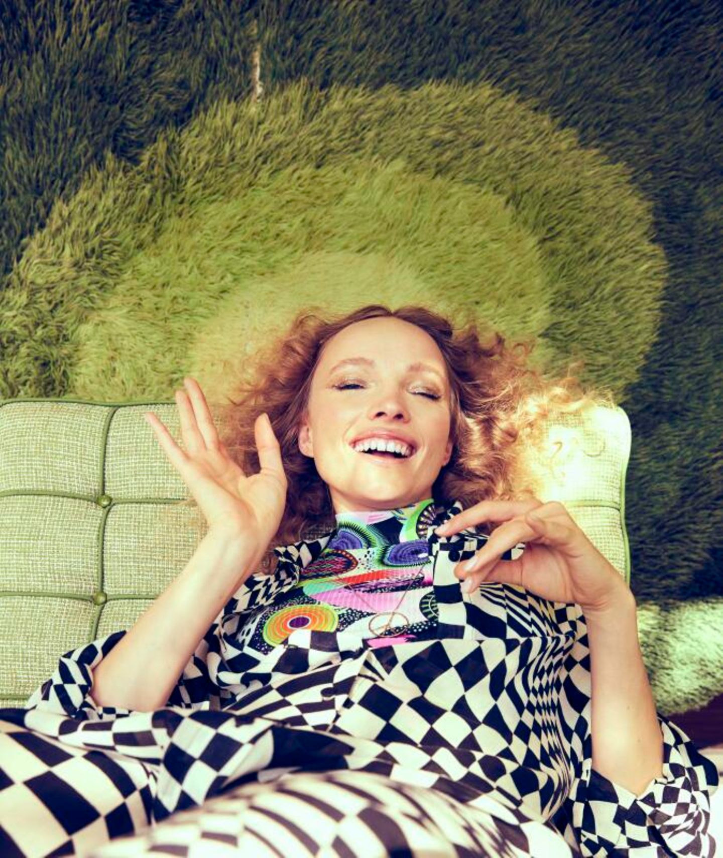 Retro-Looks: Kariertes Muster