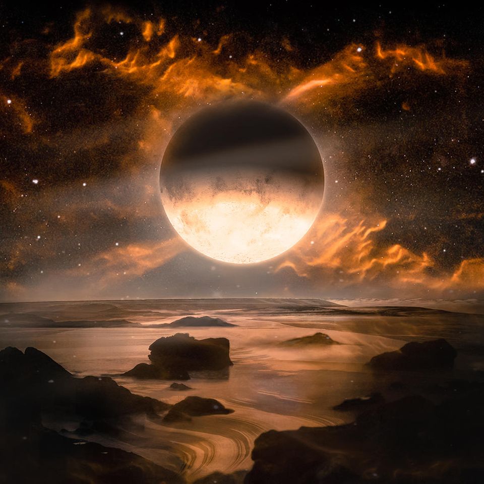 Horoskop: Ein Bild von einer Mondfinsternis