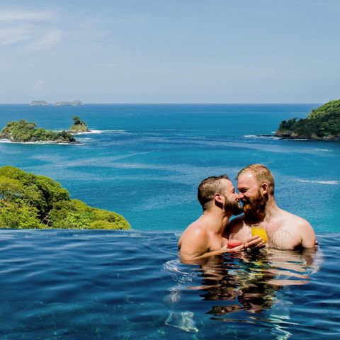 Karl und Daan in Costa Rica, einem ihrer Lieblingsreiseländer 