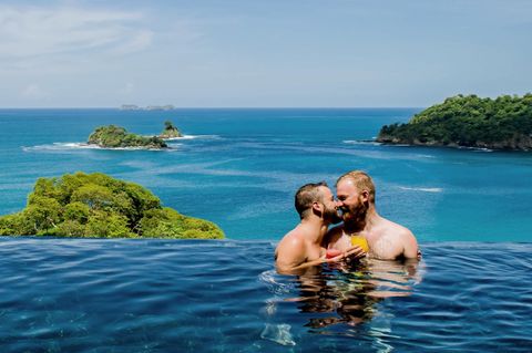 Karl und Daan in Costa Rica, einem ihrer Lieblingsreiseländer 