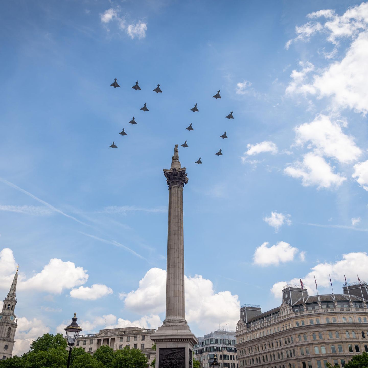 "Trooping the Colour"-Parade: RAF Typhoons