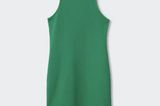 Sie zählt zu den Farben des Sommers: Vibrant Green! Klar, dass wir ein Kleid in dieser knalligen Farbe brauchen! Wie wäre es mit diesem Modell aus Baumwolle und mit Rippmuster? Von Mango, kostet ca. 26 Euro. 