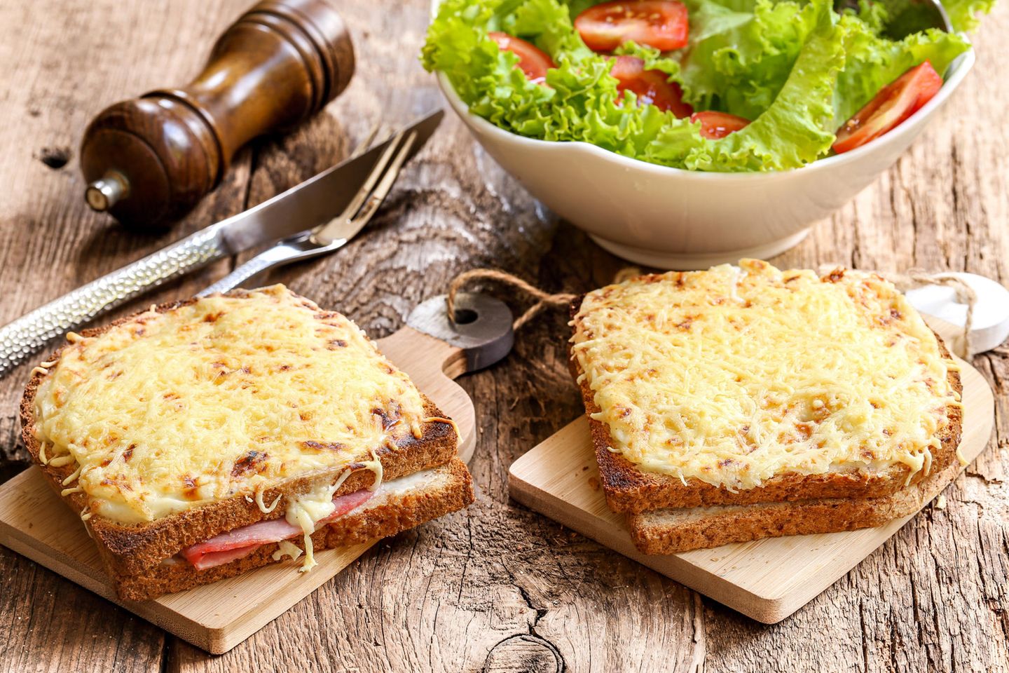 Croque Monsieur: 4 Zutaten für ein schnelles Sandwich