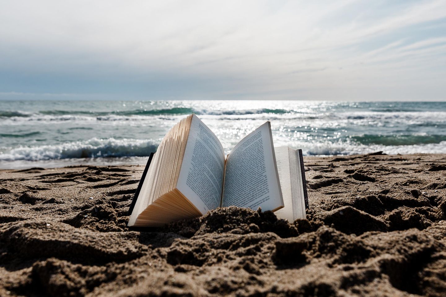 Buchtipps Sommer 2022: Buch liegt im Sand