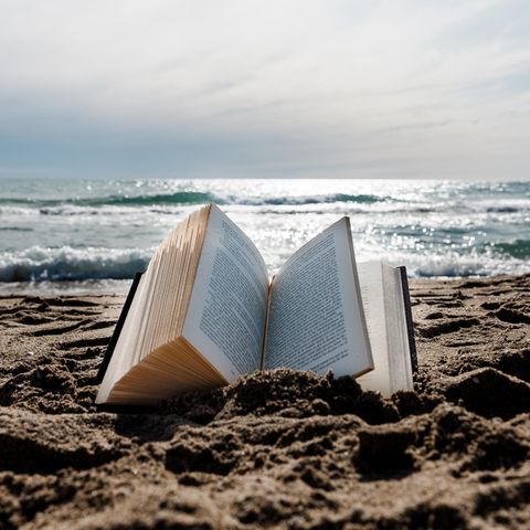 Buchtipps Sommer 2022: Buch liegt im Sand