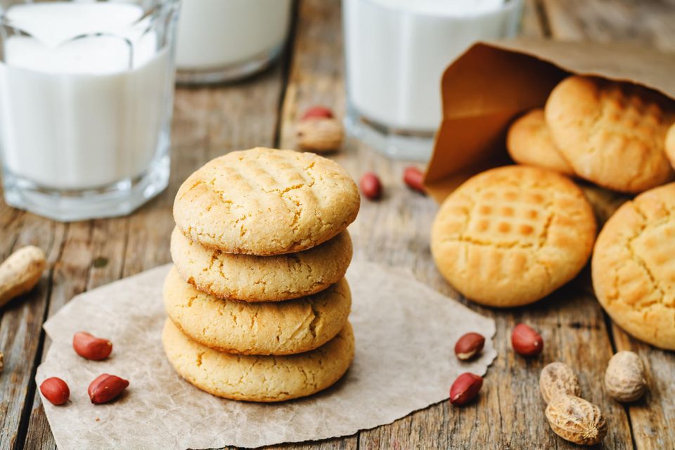So lecker!: Für diese Erdnussbutter-Kekse braucht ihr nur 3 Zutaten