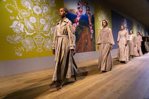 Christian Dior Show bei der Paris Haute Couture Fashion Week 2022