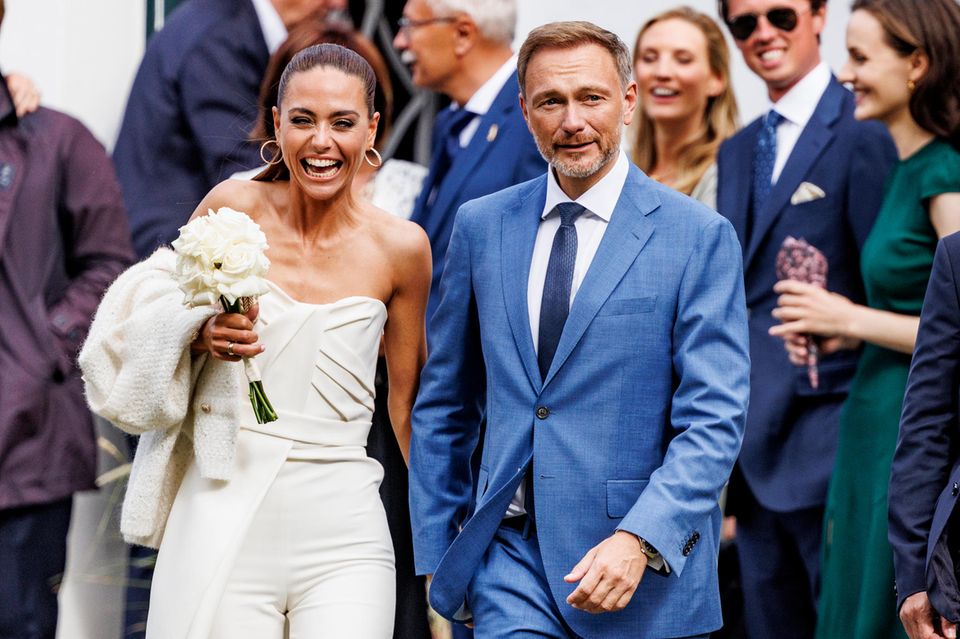 Christian Lindner + Franca Lehfeldt: Eindrücke ihrer standesamtlichen Hochzeit