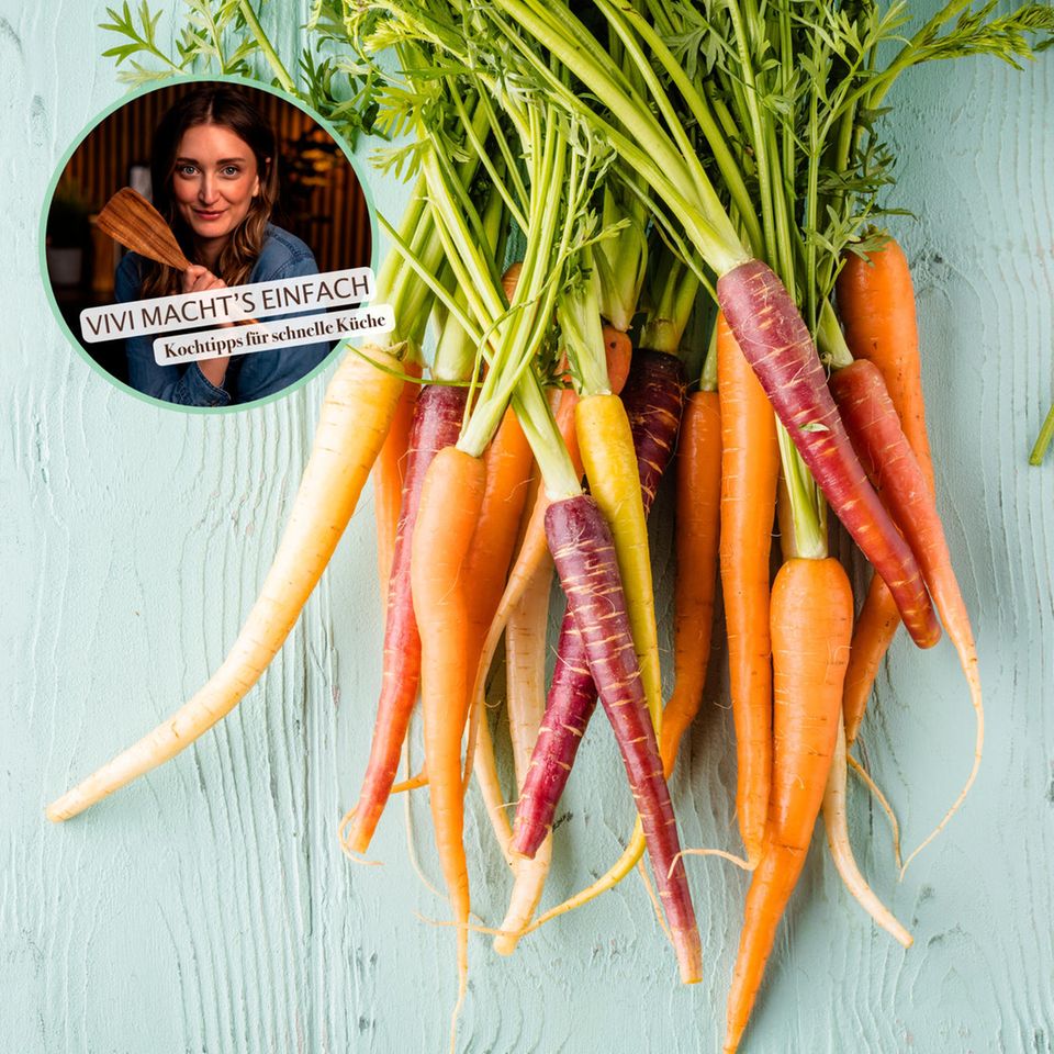 Vivi macht's einfach: Mit diesem Trick werden schrumpelige Karotten wieder knackig