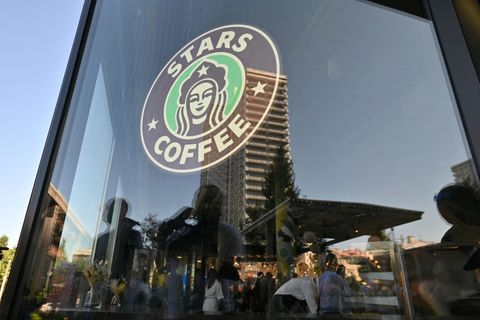 Starbucks: Stars Coffee Schild