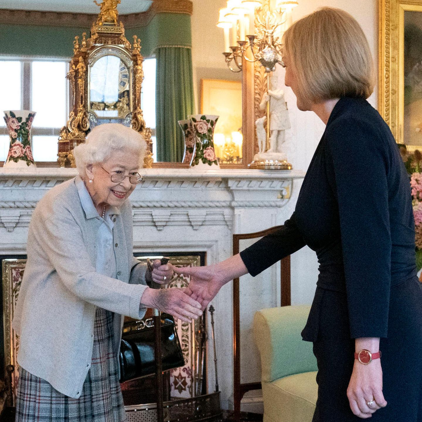 Queen Elizabeth II.: begrüßt Lz Truss