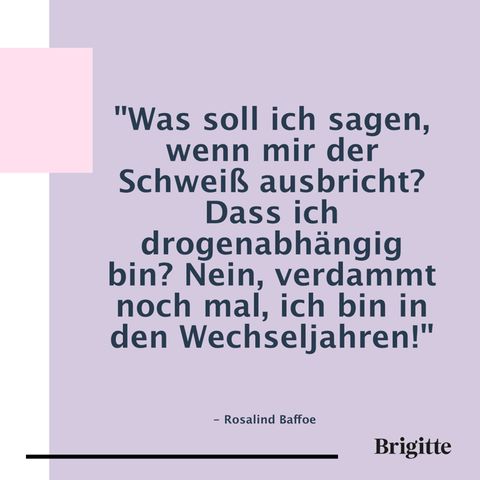 Statements der Promis über die Wechseljahre BRIGITTE.de