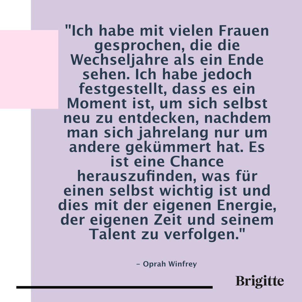 Prominente erzählen Statements über die Wechseljahre BRIGITTE.de