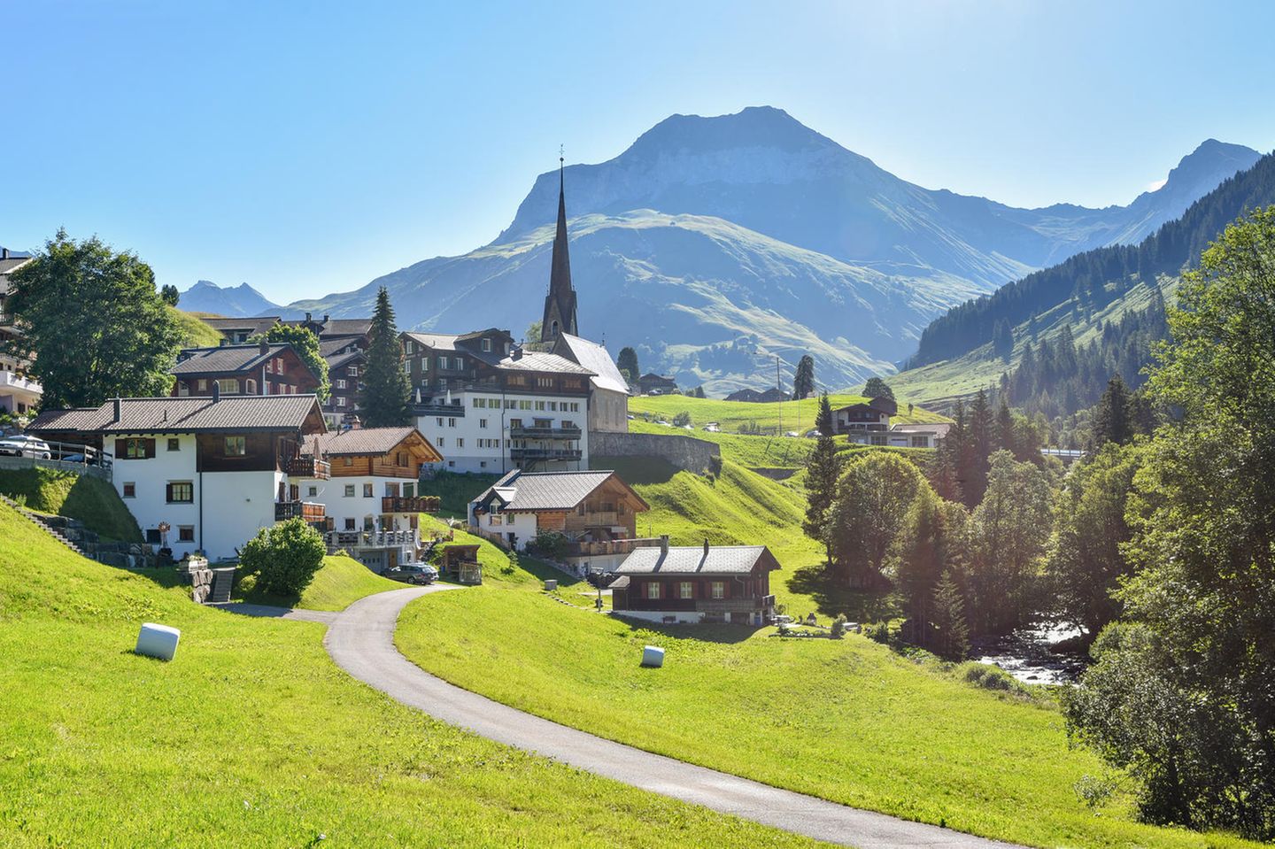 St. Antönien im Prättigau ist ein Bergsteigerdorf
