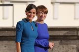 Königin Letizia wird auf Schloss Bellevue empfangen
